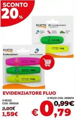 Conforama Evidenziatore fluo offerta