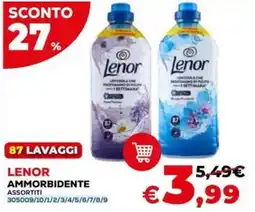 Conforama Lenor ammorbidente offerta