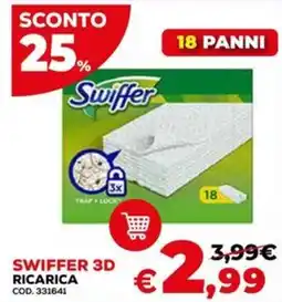 Conforama Swiffer 3d ricarica offerta