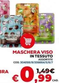 Conforama Maschera viso in tessuto offerta