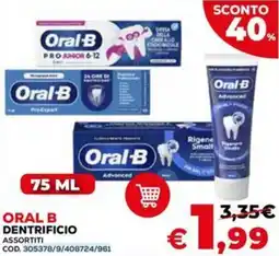 Conforama Oral b dentrificio offerta