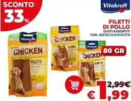 Conforama Vitakraft filetti di pollo offerta