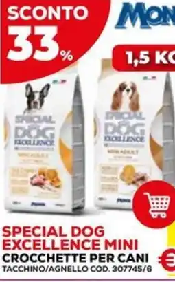 Conforama Monge special dog excellence mini crocchette per cani offerta