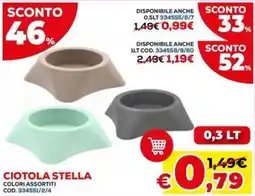 Conforama Ciotola stella offerta
