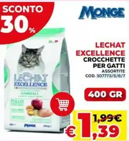 Conforama Monge lechat excellence crocchette per gatti offerta