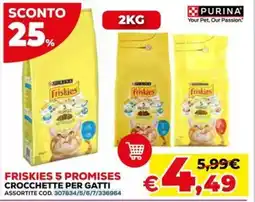 Conforama Friskies 5 promises crocchette per gatti offerta