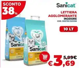 Conforama Sanicat lettiera agglomerante inodore offerta