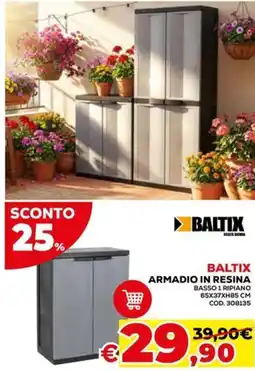 Conforama Baltix armadio in resina offerta