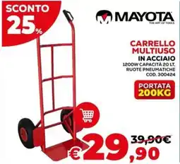 Conforama Mayota carrello multiuso in acciaio offerta