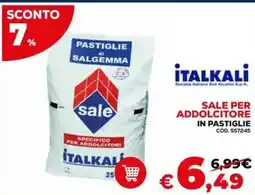 Conforama Italkali sale per addolcitore in pastiglie offerta