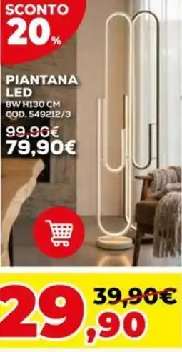 Conforama Piantana led offerta