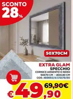 Conforama Extra glam specchio offerta