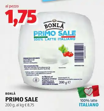 BONLÀ PRIMO SALE