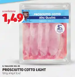 ALDI IL TAGLIERE DEL RE PROSCIUTTO COTTO LIGHT offerta