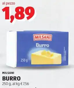 ALDI MILSANI BURRO offerta