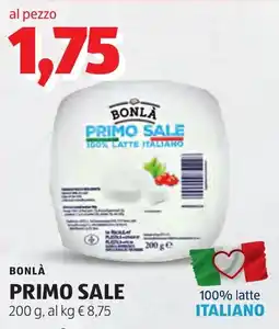 ALDI BONLÀ PRIMO SALE offerta