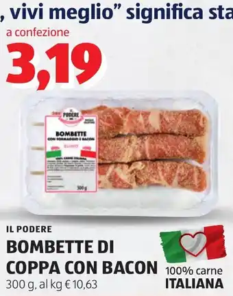 IL PODERE BOMBETTE DI COPPA CON BACON