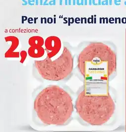 ALDI HAMBURGER TACCHINO offerta