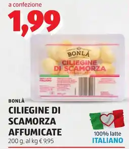 ALDI BONLÀ CILIEGINE DI SCAMORZA AFFUMICATE offerta