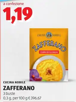 ALDI CUCINA NOBILE ZAFFERANO offerta