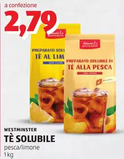 ALDI WESTMINSTER TÈ SOLUBILE offerta