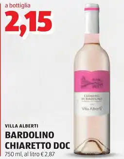ALDI Villa Alberti Bardolino Chiaretto DOC offerta