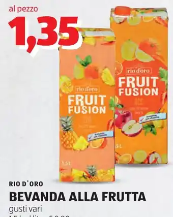 ALDI RIO D'ORO BEVANDA ALLA FRUTTA offerta