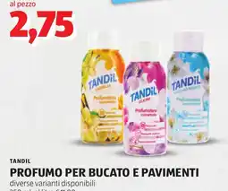 ALDI TANDiL PROFUMO PER BUCATO E PAVIMENTI offerta