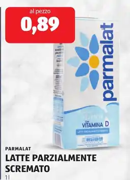 ALDI PARMALAT LATTE PARZIALMENTE SCREMATO offerta