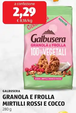 ALDI Galbusera Granola e Frolla offerta