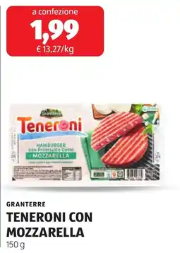 ALDI Teneroni con Mozzarella offerta