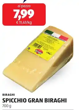 ALDI SPICCHIO GRAN BIRAGHI offerta