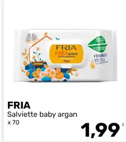 Iper Tosano FRIA Salviette baby argan offerta