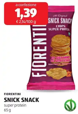 ALDI FIorentini SNICK SNACK super protein offerta
