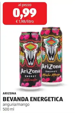 ALDI AriZona BEVANDA ENERGETICA offerta