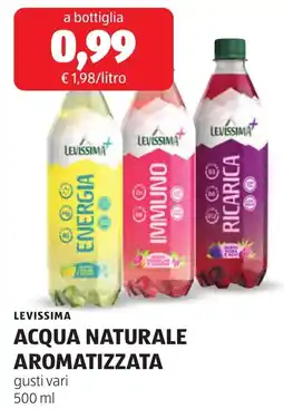 ALDI LEVISSIMA ACQUA NATURALE AROMATIZZATA offerta