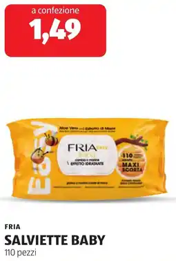 ALDI FRIA SALVIETTE BABY offerta