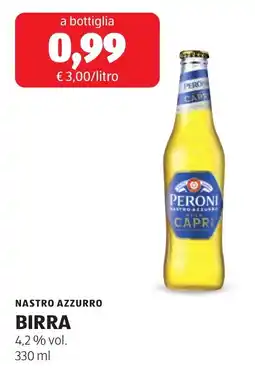 ALDI NASTRO AZZURRO BIRRA offerta