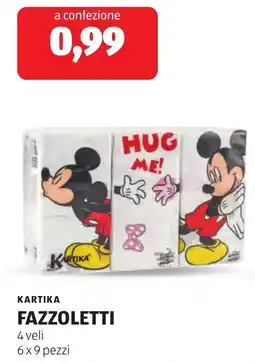 ALDI KARTIKA FAZZOLETTI offerta