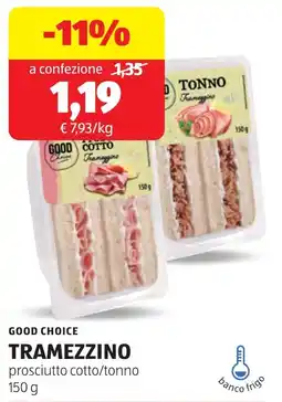ALDI GOOD CHOICE TRAMEZZINO offerta