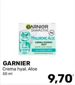Iper Tosano GARNIER Crema hyal. Aloe offerta