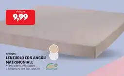 ALDI NOVITESSE LENZUOLO CON ANGOLI MATRIMONIALE offerta