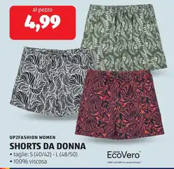 ALDI UP2FASHION WOMEN SHORTS DA DONNA offerta