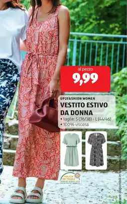 ALDI UP2FASHION WOMEN VESTITO ESTIVO DA DONNA offerta
