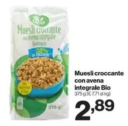 In'S Mercato Muesli croccante con avena integrale Bio offerta