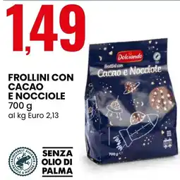 Eurospin Frollini con Cacao e Nocciolle Dolciando offerta