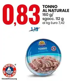 Eurospin TONNO AL NATURALE ATHENA offerta