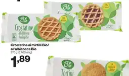 In'S Mercato Crostatine ai mirtilli Bio/ all'albicocca Bio offerta