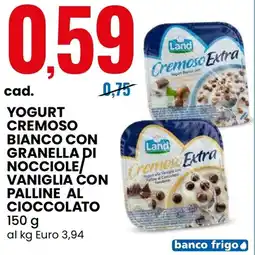 Eurospin Land Yogurt Cremoso Extra offerta