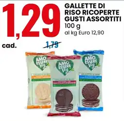 Eurospin Gallette di riso AMO ESSERE Veg offerta
